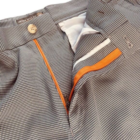 Peter Millar Crown Sport Herringbone Athletic Golf Short - Picture 5 of 10